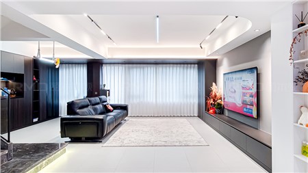 23w打造現(xiàn)代黑白灰風(fēng)格的家156m² | 麗爾曼頓全房全屋整裝