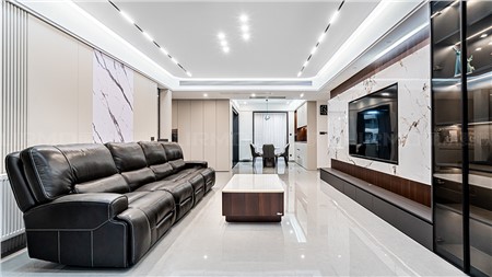 32w打造極簡(jiǎn)輕奢風(fēng)格的家190m² | 麗爾曼頓全房全屋定制