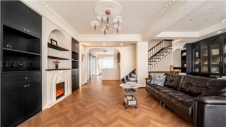 23w打造輕法中古風(fēng)格的家156m² | 麗爾曼頓全房全屋定制